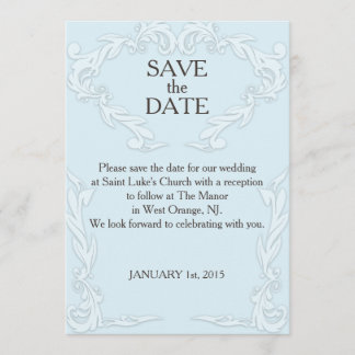SAVE THE DATE CARD- CUSTOMIZE DATE, MESSAGE, COLOR