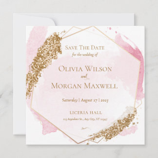 Save The Date Card For The Wedding Invitations