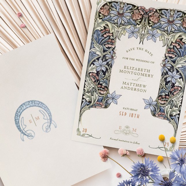 Save the Date Card Victorian Elegance Wedding (Creator Uploaded)