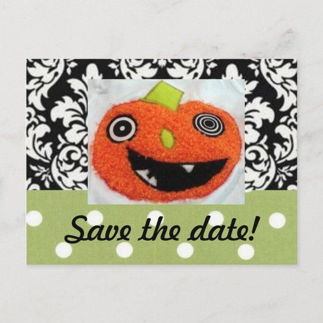 Save the Date Cards for Halloween Wedding (Front)