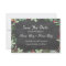 Save The Date Chalk Rustic Winter Holidays Berries
