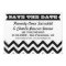 Save the Date Chevron Wedding Cards