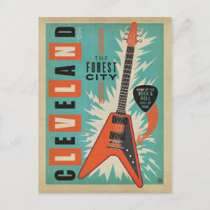 Save the Date   Cleveland, OH Announcement Postcard