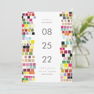 Save the Date Colour Bazaar Invitation