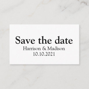 Save the Date, custom elegant Wedding Announcement