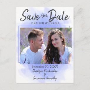  Save The Date Custom Photo Marriage Announcement  Postcard