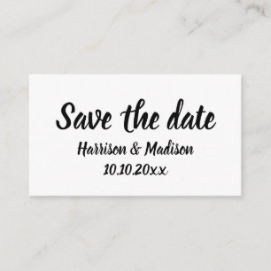 Save the Date, custom script Wedding Announcement