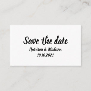 Save the Date, custom script Wedding Announcement