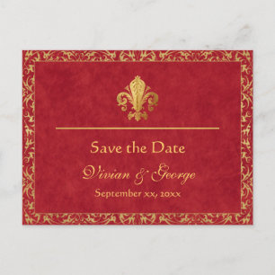 Save the Date Customisable Announcement Postcard