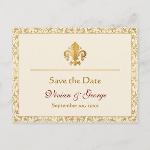 Save the Date Customisable Announcement Postcard