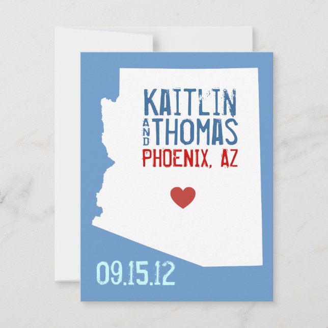 Save the Date - Customisable - Arizona (Front)