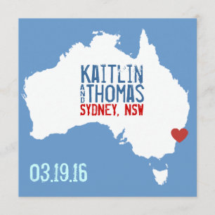 Save the Date - Customisable - Australia
