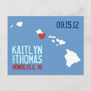 Save the Date - Customisable - Hawaii