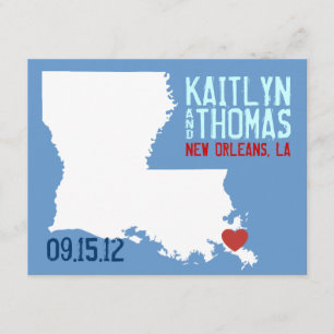 Save the Date - Customisable - Louisiana