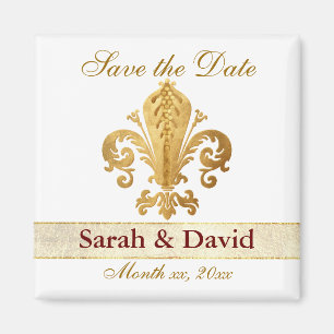 Save the Date Customisable Magnet