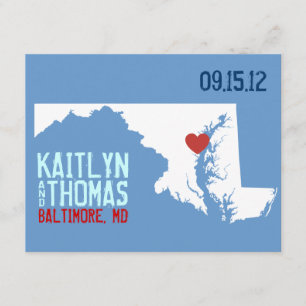 Save the Date - Customisable - Maryland / D.C.