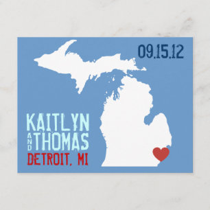 Save the Date - Customisable - Michigan