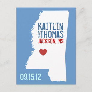 Save the Date - Customisable - Mississippi