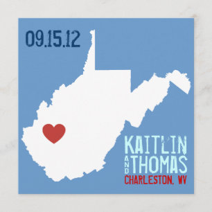 Save the Date - Customisable - West Virginia