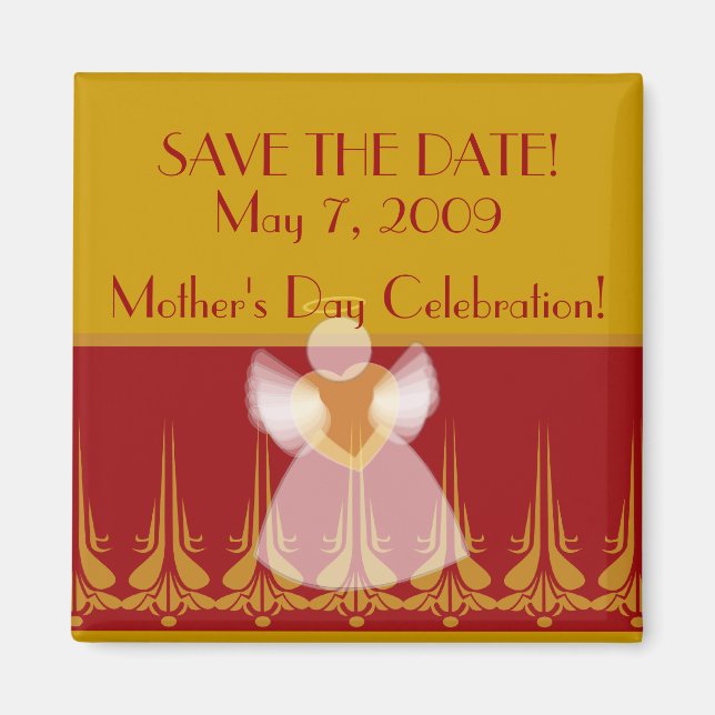 SAVE THE DATE!-Customise Magnet (Front)