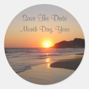 Save the Date Customise Sticker