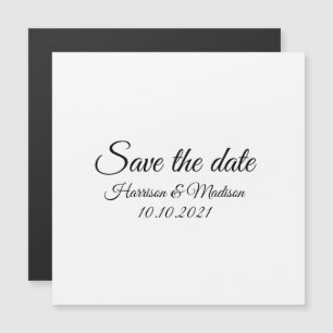 Save the Date, customise text Wedding Announcement