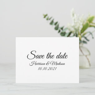 Save the Date, customise text Wedding Announcement
