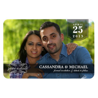 Save the Date - Deluxe Borderless Photo Magnets
