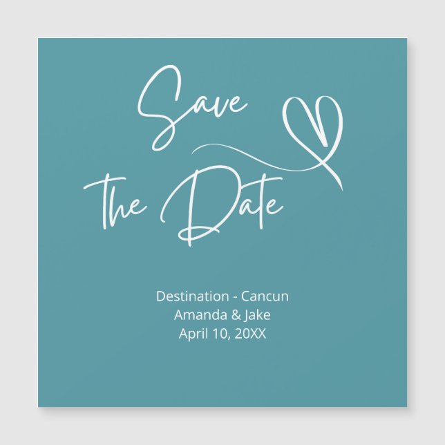 Save the Date Destination Wedding (Front)
