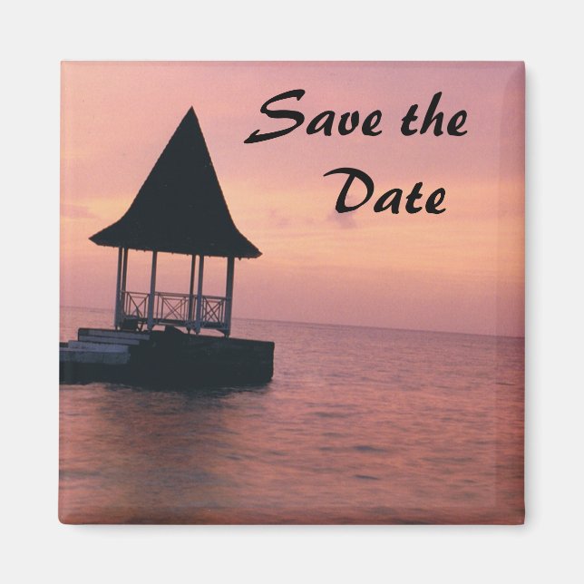 Save the Date/Destination Wedding Magnet (Front)