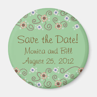 Save the Date Dot Magnet