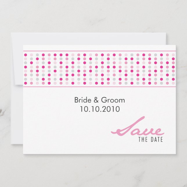 Save The Date - Dots (Front)