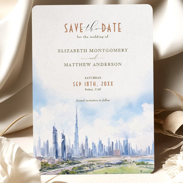 Save The Date Dubai, UAE Destination Invitation (Creator Uploaded)