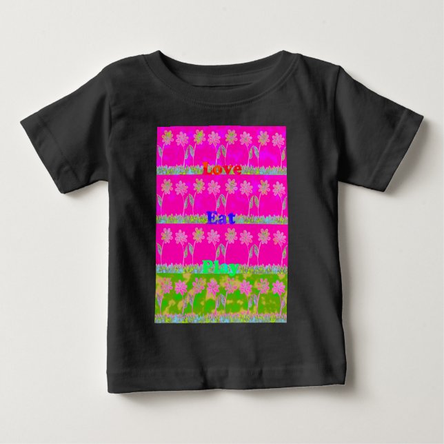 Save the date Eat Love and PLay.png Baby T-Shirt (Front)