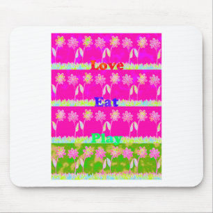 Save the date Eat Love and PLay.png Mouse Pad