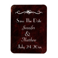Save The Date Elegant Smoke and Fire Abstract