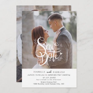 Save the Date Elegant Wedding Invite