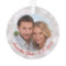 Save the Date Engagement Photo Holiday Ornament