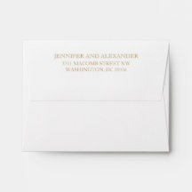 Save the date envelopes with return address