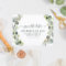 Save the Date Eucalyptus Greenery Succulent