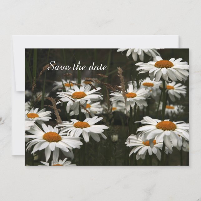 Save The Date Flat Announcement Card (Front)