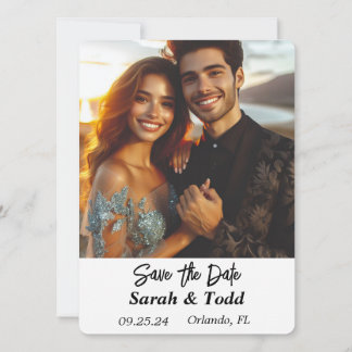 Save The Date Flat Card