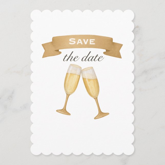 Save The Date Flat Program (Front)