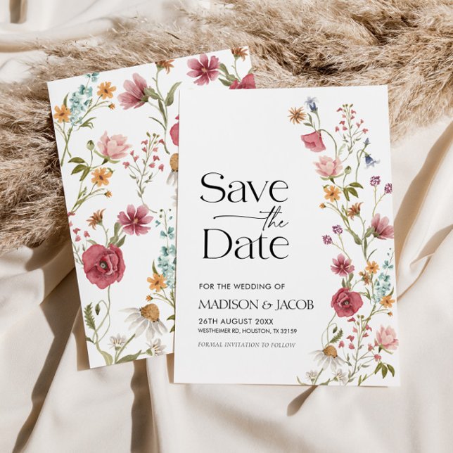Save The Date Floral Invitation (Creator Uploaded)