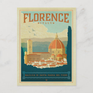 Save the Date   Florence, Italy Announcement Postcard