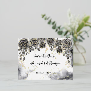 Save the Date Foil Invitation Postcard