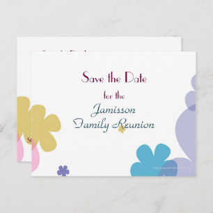 Save the Date for Family Reunion Postcard