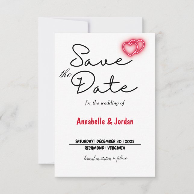 Save the date for wedding (Front)