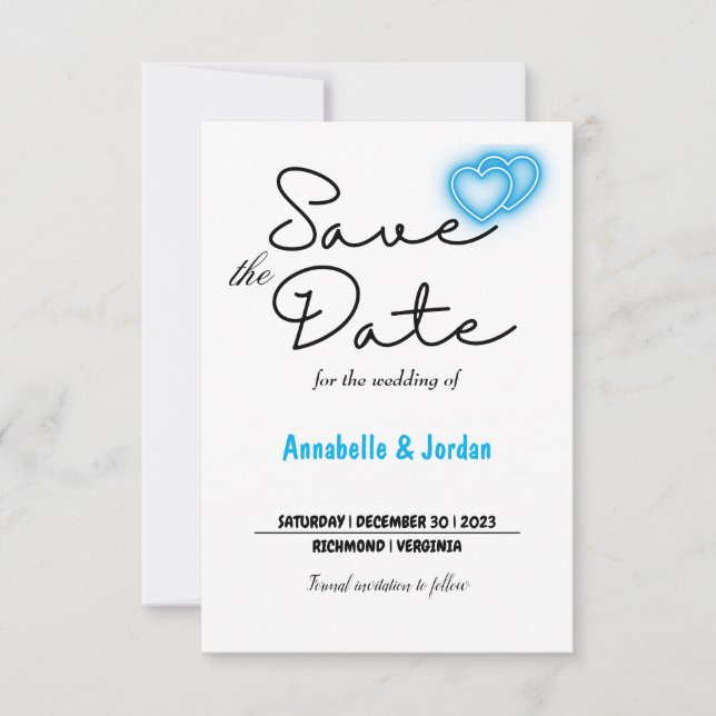 Save the date for wedding (Front)