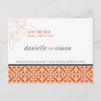 SAVE THE DATE :: fresh 1 Announcement Postcard